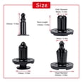thumbnail image 2 of 200PCS Bumper Clips 8mm Push Fender Flare Fastener for Infiniti and Plastic Rivet Retainer Clips, 2 of 6