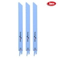 thumbnail image 2 of Jig Saw, 3Pcs Metal Saw Blade Professional  For Plastic For Wood For Pipe, 2 of 8