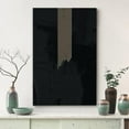 thumbnail image 3 of PixonSign Canvas Wall Art Geometric Black Color Field Gray Stripe Shadow Abstract Print Minimalism Contemporary Nordic Decoration for Living Room, Bedroom, Office - 12"x18", 3 of 5