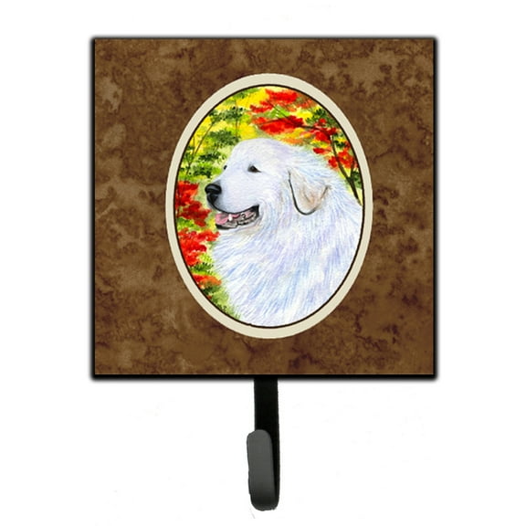 Carolines Treasures Great Pyrenees Leash or Key Holder Single Hook multicolor