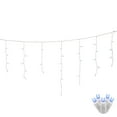 thumbnail image 2 of Vickerman 70 Blue Wide Angle LED Icicle Light on White Wire, 9' Christmas Single Mold Light Strand, 2 of 2