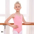 thumbnail image 2 of VEKDONE Girls Cotton Dance Tank Tops Racerback Camisole Undershirts Spaghetti Strap Camis Dance One-Piece Clothes for Girls Dancewear Gymnastics Pink 14-15 Years, 2 of 5