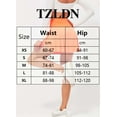 thumbnail image 7 of TZLDN Women's V-Cut Crossover High Waisted Tennis Skirts with Pockets Inner Shorts Crossover Lightweight For Athletic Workout Mini Skirts Orange,L, 7 of 7