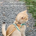 thumbnail image 3 of Cat Dog Harness Leash Set Suede Adjustable Comfort No Pull Puppy Vest Harnesses for Cats Dogs Outdoor Walking Pet Chest Strap, 3 of 6