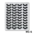 thumbnail image 1 of False Eyelashes Faux Mink Lashes 20 Pairs Long Dramatic Fluffy Volume Natural Fake Eyelashes Value Pack MC-5, 1 of 5