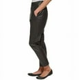 thumbnail image 2 of DKNY Jeans Womens Faux Leather Pull On Pant Black XL, 2 of 3