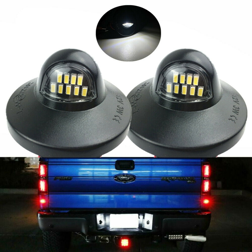 2x For Ford F150 F250 F350 F450 F550 LED License Plate Light Kit 9