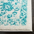 thumbnail image 4 of SAFAVIEH Adirondack Wyatt Traditional Distressed Runner Rug, Ivory/Teal, 2'6" x 8' - Transitional Modern Design, Ivory & Teal, Ideal for Living Room, Bedroom, Dining Space, Entryway, Hallway, Kitchen, 4 of 12