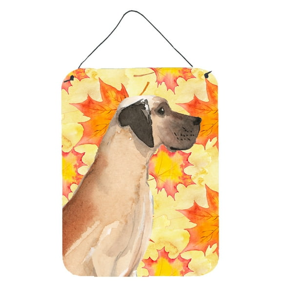 Fawn Natural Great Dane Fall Wall or Door Hanging Prints