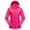 A06 Hot Pink, variant on Women's Softshell Jacket with Hood Waterproof Lightweight Windbreaker Windproof Rain Shell Jacket for Outdoor Hiking Pink XXL