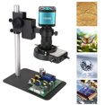 thumbnail image 1 of Microscope Numérique Électronique HDMI 48MP Grossissement 130x Réparation Industrielle Microscope QC Assemblage Vidéo 4K, 1 of 11