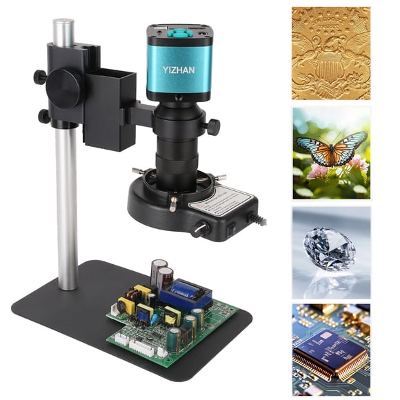 Microscope Numérique Électronique HDMI 48MP Grossissement 130x Réparation Industrielle Microscope QC Assemblage Vidéo 4K