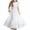 White, variant on Cute Dresses For Girls Kids Solid Color Party Short Sleeve Irregular Hemline Princess Evening Clothes Tea Party Dresses For Girls Size 3-4T