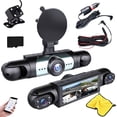 thumbnail image 1 of 360° Full View Car Dashcam System, 4 Channel Dash Cam with Wires,1080P Full HD Recording, Infrared Night Vision, G-Sensor, Loop Recording, Plug-in Power, 32GB, 1 of 7