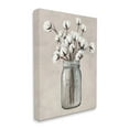 thumbnail image 2 of Stupell Industries Cotton Flower Jar Vase Botanical & Floral Painting Gallery Wrapped Canvas Print Wall Art, 2 of 5