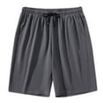 thumbnail image 3 of Aayomet Shorts de Course pour Hommes Shorts Décontractés (Gris Foncé, TG), 3 of 4