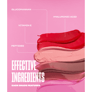 Babe Original Babe Glow Plumping Lip Jelly Lip Gloss with Hyaluronic Acid and Vitamin E, Blush