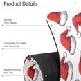 thumbnail image 4 of Yayeee Faucet Mat for Kitchen Sink 14.7" Diatomite Long Splash Guard Pad, Red Santa Hats Pattern, 4 of 7