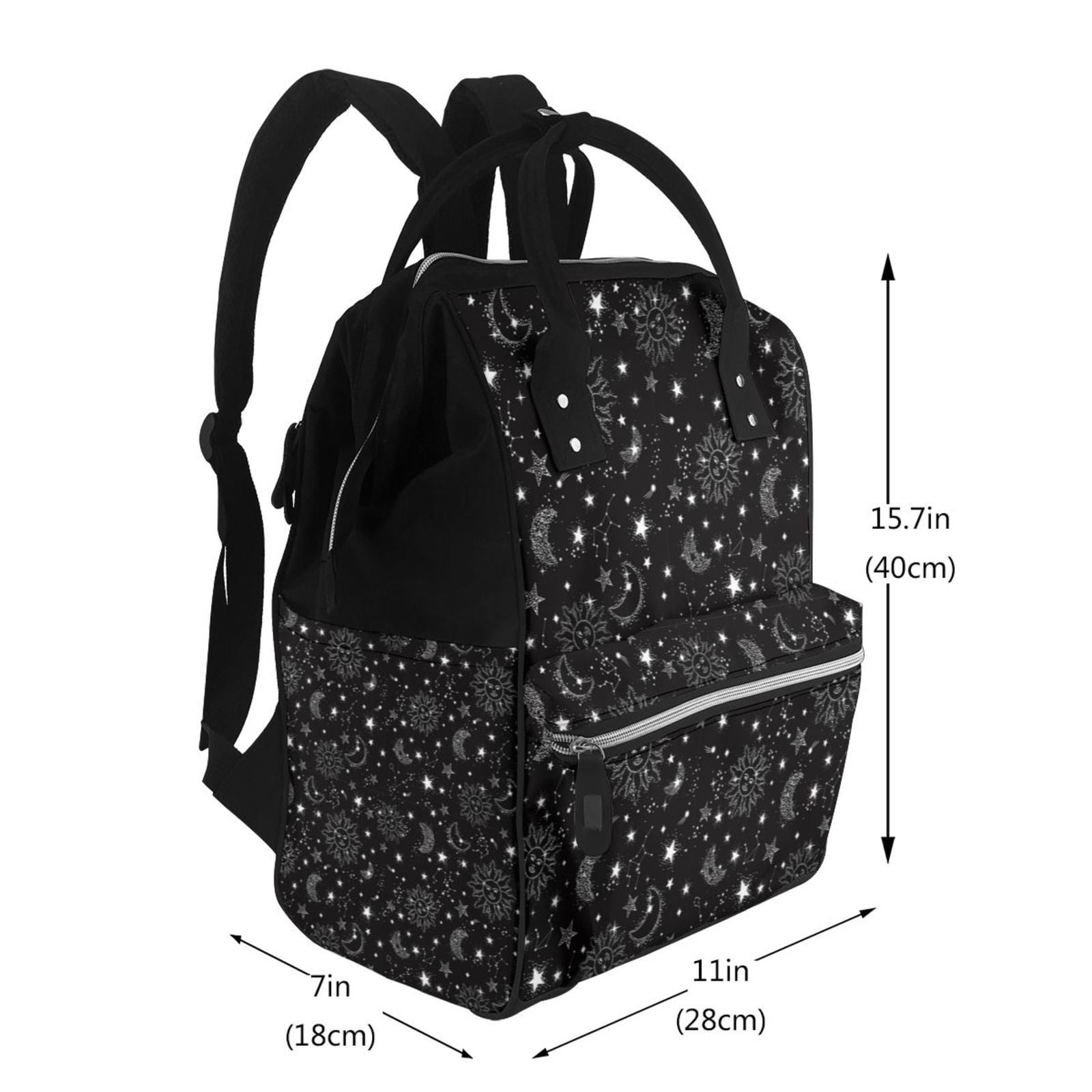 Defioc Space Galaxy for Baby Diaper Bag Backpack - Baby Bag for Boys & Girls - Diaper Backpack - Large Travel Diaper Bags- Baby Registry Search & Shower Gifts