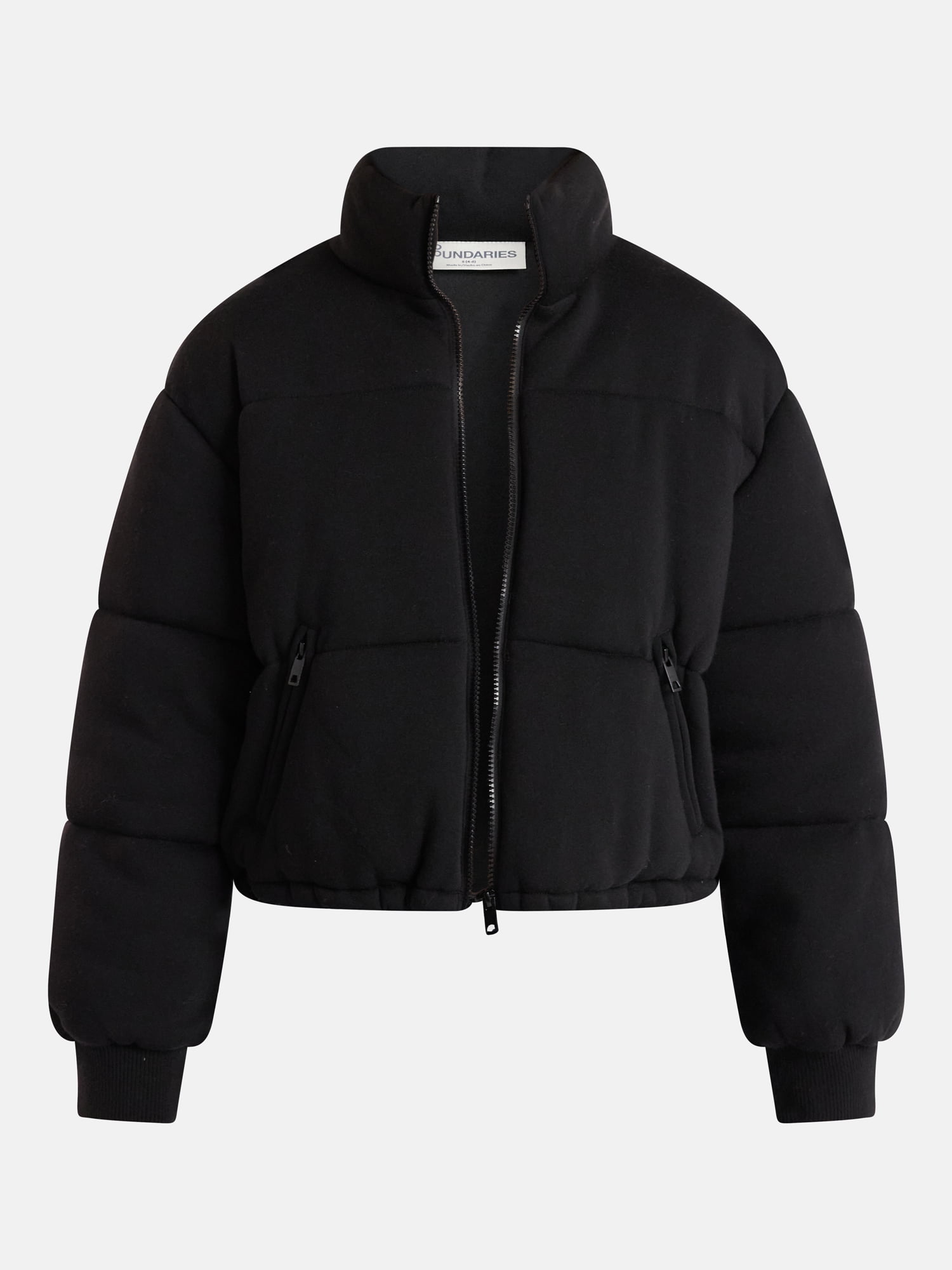 No Boundaries Knit Puffer Jacket, Women's