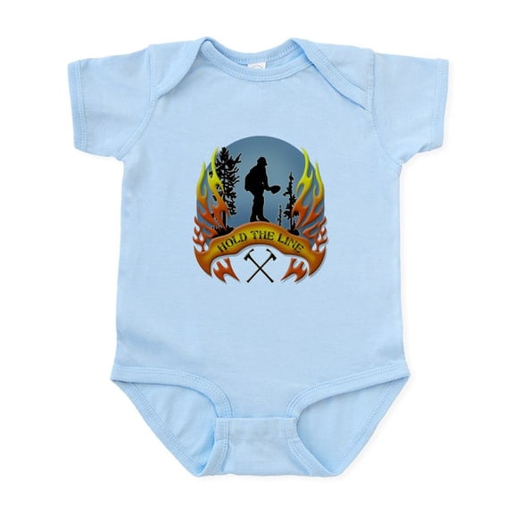 CafePress - Wildland Firefighter (Hold The Lin Infant Bodysuit - Baby Light Bodysuit, Size Newborn - 24 Months
