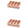 thumbnail image 1 of Molde de silicona de 4 rejillas Toystoory cubitos de hielo forma rectangular 2Conjunto, 1 of 6