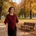 thumbnail image 6 of Women's Shawl Wraps Knitted Shawls and Wraps Cardigan Cape Shoulder Top Sweater For Spring Summer Autumn Winter, 6 of 6