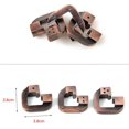 thumbnail image 5 of 9pcs Brain Teaser Metal Puzzles, IQ Test Toy Puzzle Gift Set for Birthday Present Christmas Stocking Filler, 5 of 5