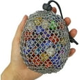 thumbnail image 6 of SUNMON Chainmail D&D Dice Bag - Large Capacity Stainless Steel Drawstring Dice Set for Dungeons and Dragons Set (Hold 100 DND), 6 of 6