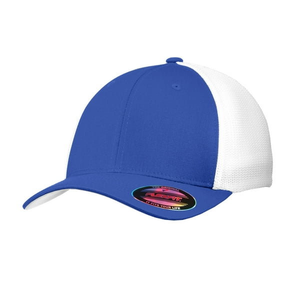 Port Authority Flexfit Mesh Back Cap. C812 , C812 , True Royal/ White , Large/X-Large