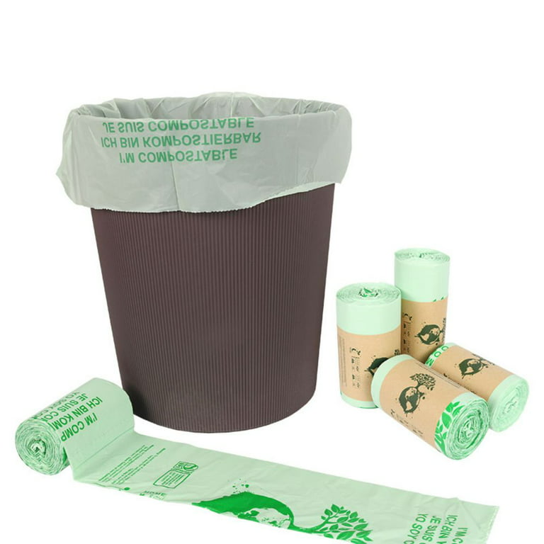 50pcs Trash Bags Large Clear Garbage Bags Wastebasket Bedside Commode Bin  Liners Bag for Bathroom Bedroom