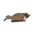 thumbnail image 4 of AVIAN-X Topflight Blue-Winged Teal Durable Ultra Realistic Floating Hunting Duck Decoys, Pack of 6, AVX8080, 4 of 9