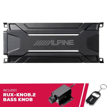 New Alpine KTA-30MW Class D Tough Power Pack Mono Amplifier with Remote Bass Knob