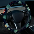 thumbnail image 2 of Christmas Tree 14.5 Inch Printing PVC Leather Steering Wheel Covers Car Wheel Covers Auto Accessories, 2 of 6