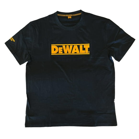 DEWALT T-Shirt à Manches Courtes pour Homme Brand Carrier (Moyen, Noir)