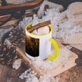 thumbnail image 5 of Wildflowers At Sunset, 15oz Two-Tone Yellow Mug, 5 of 7