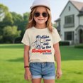 thumbnail image 2 of KPOPLK Toddler T Shirts Girls Basic Tee Summer Cotton T-Shirts Crewneck Short Sleeve Shirts for Kids 2-7Y Size 2-3 Years,Beige, 2 of 4