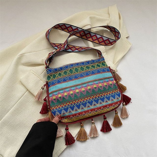 Bolso retro de moda para mujer Bolso de hombro sencillo de moda para primavera para mujer