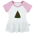 thumbnail image 1 of Nature Fir Tree Pattern Dresses For Baby, Newborn Babies Skirts, Infant Princess Dress, 0-24M Kids Graphic Clothes (Pink Raglan Dresses, 18-24 Months), 1 of 4