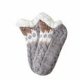 thumbnail image 2 of Monebena 1 Pairs Indoor Thermal Socks, Womens Fleece-Lined Non-Slip Thermal Floor Socks Winter Warm Thicken Fuzzy Socks M01, 2 of 7