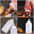 thumbnail image 2 of 2pcs Forma cuadrada Squeeze Bottles Ensalada Ensalada Botellas para el hogar (blanco), 2 of 6