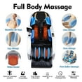 thumbnail image 3 of 2026 Upgraded Massage Chair Full Body Zero Gravity 4D SL Track Yoga Stretching, AI Voice, Pro White, 3 of 11