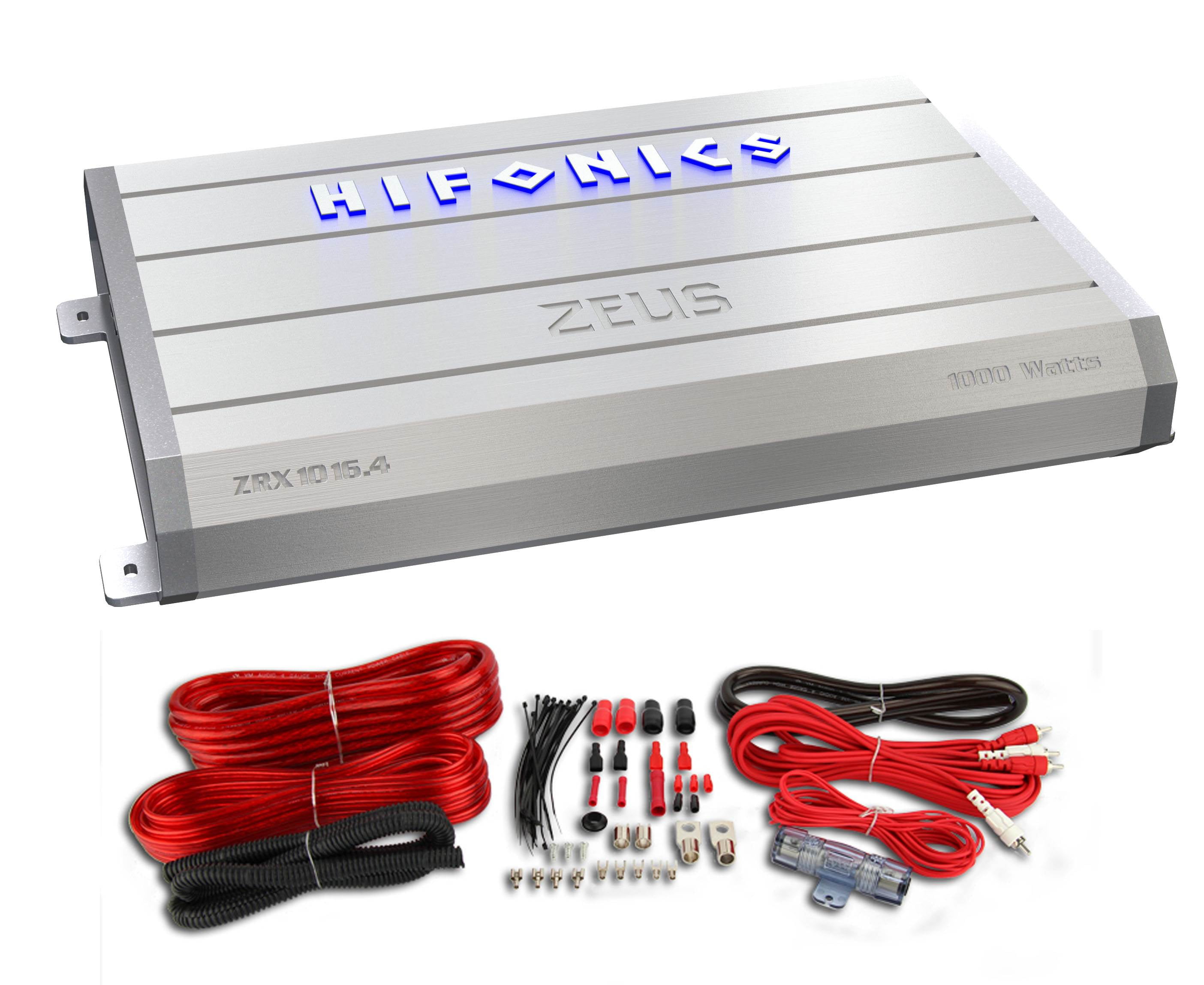 Hifonics ZRX1016.4 Zeus Car Audio Amplifier 4Channel 1000Watt Car