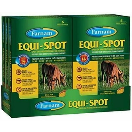 CENTRAL GARDEN & PET CO Central Garden & Pet 100506084 Equi-Spot Fly Control For Horses, 6-Week Supply - Quantity 24