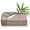 Taupe, variant on Full Fitted Sheet Only, Viscose Derived from Cooling Bottom Sheet, Deep Pocket up to 17" for Hot Sleepers - Soft, Breathable, No Slip, with 4 Corner Straps, Taupe