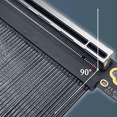 thumbnail image 3 of PCIE 5.0 X16 Riser Cable 90° Right Angle GPU Graphics Card Extension PCI-E 5.0 Gen5 64GB/S Cable 20cm,1 * PCIE 5.0 X16 Extension Cable,Black, 3 of 7