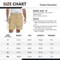 thumbnail image 5 of Iceglad Men's Linen Casual Classic Fit Short Drawstring Summer Beach Shorts, 5 of 8