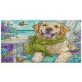 thumbnail image 2 of WOBOGO Golden Retriever File Folders Extra Large Capacity to Hold 200 Sheets of Documents Hard Shell Ring Binder for School Home Office, 2 of 10