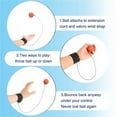 thumbnail image 6 of RUIG 2.4 Inch Wrist Return Ball Sports Wrist Ball Rubber Rebound Bouncy Wristband Balls On Elastic String for Wrist Exercise or Play,Children Gift Party Favor Toy, 6 of 8