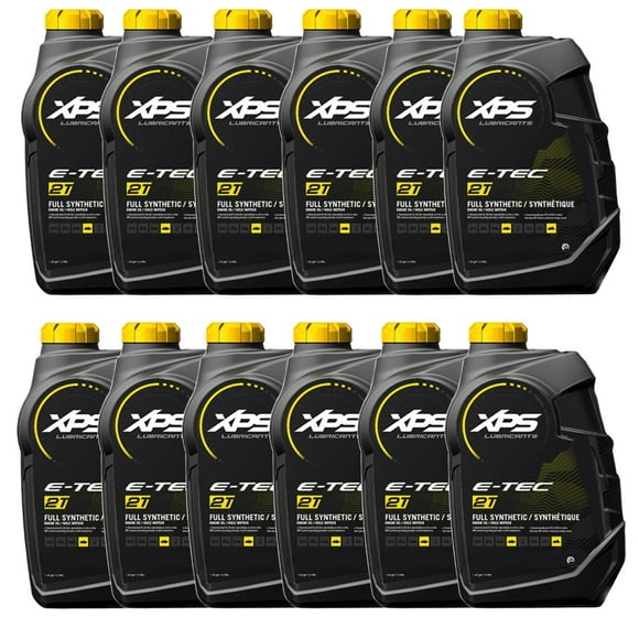 BRP Ski-Doo Can-Am Sea-Doo XPS Neuf OEM Huile Synthétique à 2 Temps Caisse de 12 Pintes, 9779126